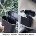 Mini Car Trash Bin with Push-Open Lid for Car and Desk - view 4