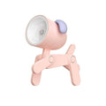 Mini Cartoon Animal LED Desk Lamp Portable Night Light - Pink Dog