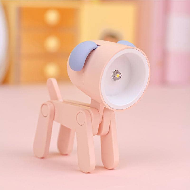 Mini Cartoon Animal LED Desk Lamp Portable Night Light - Yellow Deer - view 4