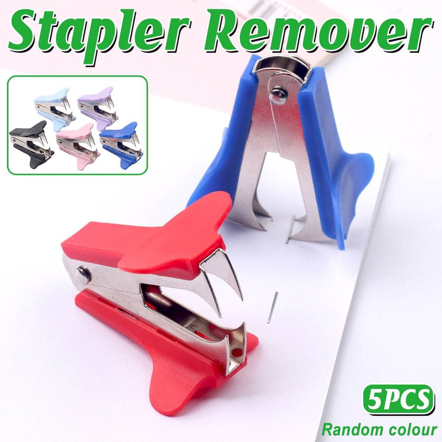 Mini Claw Staple Removers - Pack of 5 Mixed Colours