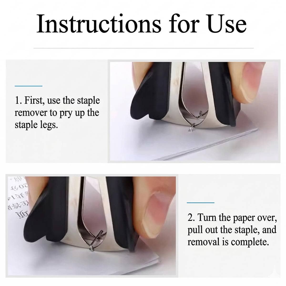 Mini Claw Staple Removers - Pack of 5 Mixed Colours - view 5