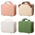 Mini Cosmetic Luggage Case with Double Zipper, 30 x 26 x 15 cm - Pink - view 3
