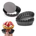 Mini Detachable Tart Moulds Pack of 12 - 4 Inch (10cm) - view 3