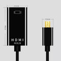 Mini DisplayPort to HDMI Adapter, 4K at 30 hz, Black - view 3