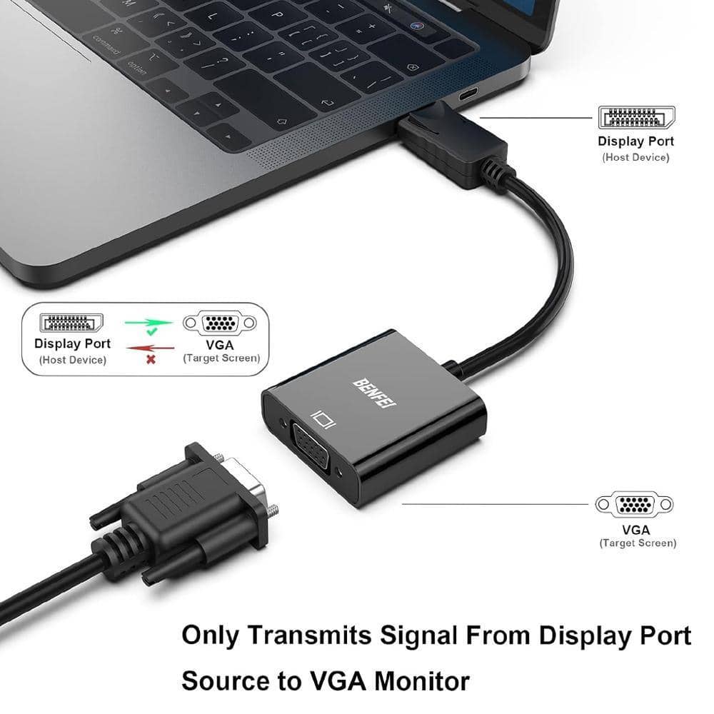 Mini DisplayPort to VGA Adapter Cable - Mini DP to VGA - view 5