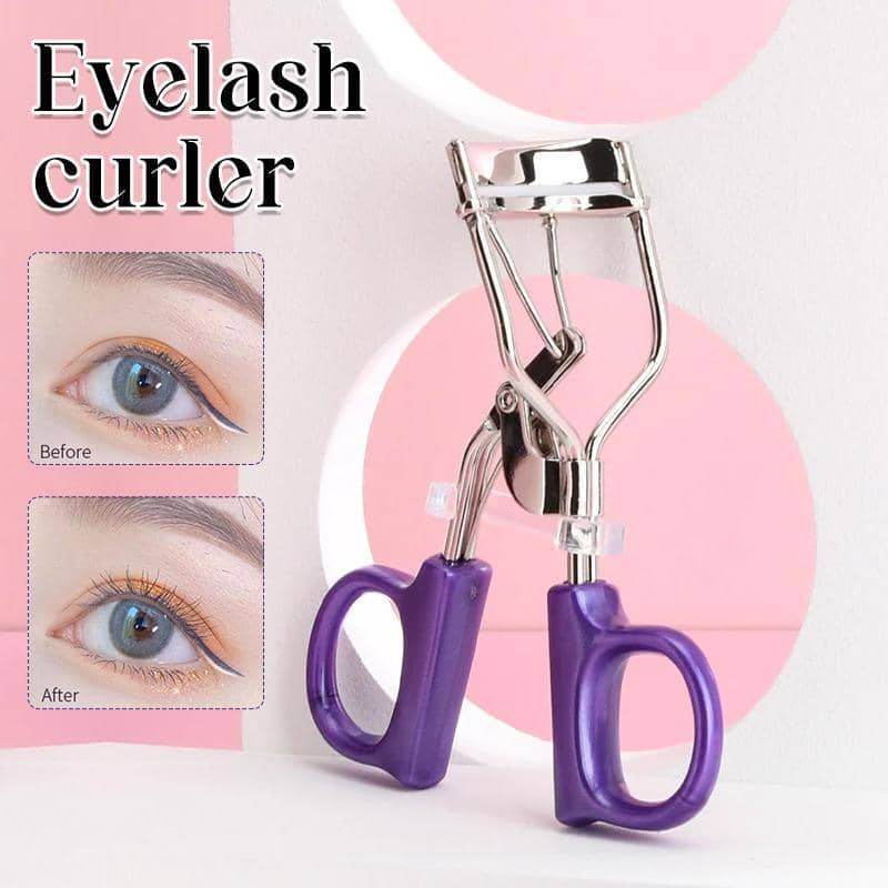 Mini Eyelash Curler with Silicone Refill Pads