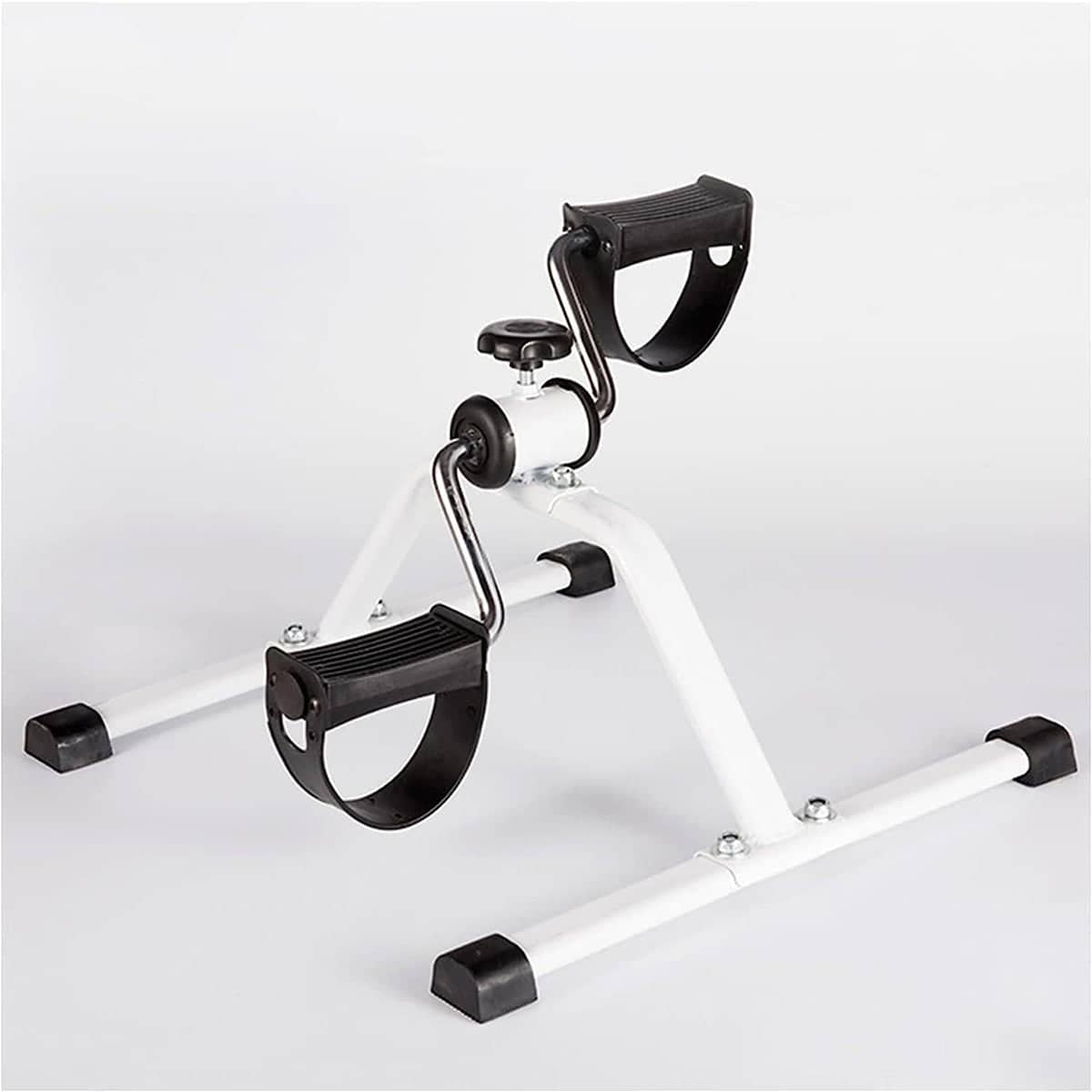 Mini Folding Exercise Bike Leg Trainer with LED Display, Compact Foldable, White - view 5
