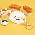 Mini Food Keyring for Car and Home Keys - Cheese - view 4