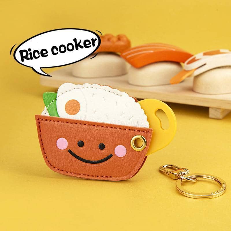 Mini Food Keyring for Car and Home Keys - Shrimp Dumplings - view 3