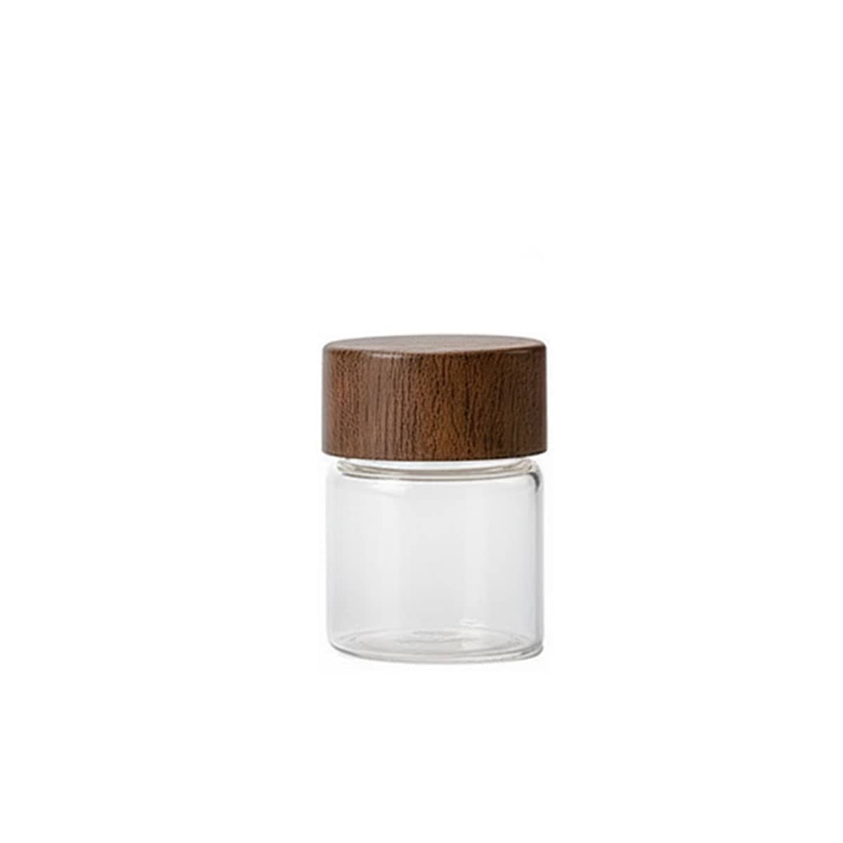 Mini Glass Storage Jars with Lids, Pack of 6 - 3 x 3 x 5 cm