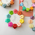 Mini Hair Clips Durable Plastic, 10 Pack - Carrot - view 4