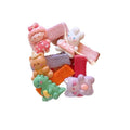 Mini Hair Clips for Girls, Set of 5 - Bunny, Bear and Dinosaur