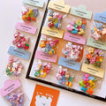 Mini Hair Clips for Girls, Set of 5 - Duck, Bunny and Bear - view 5
