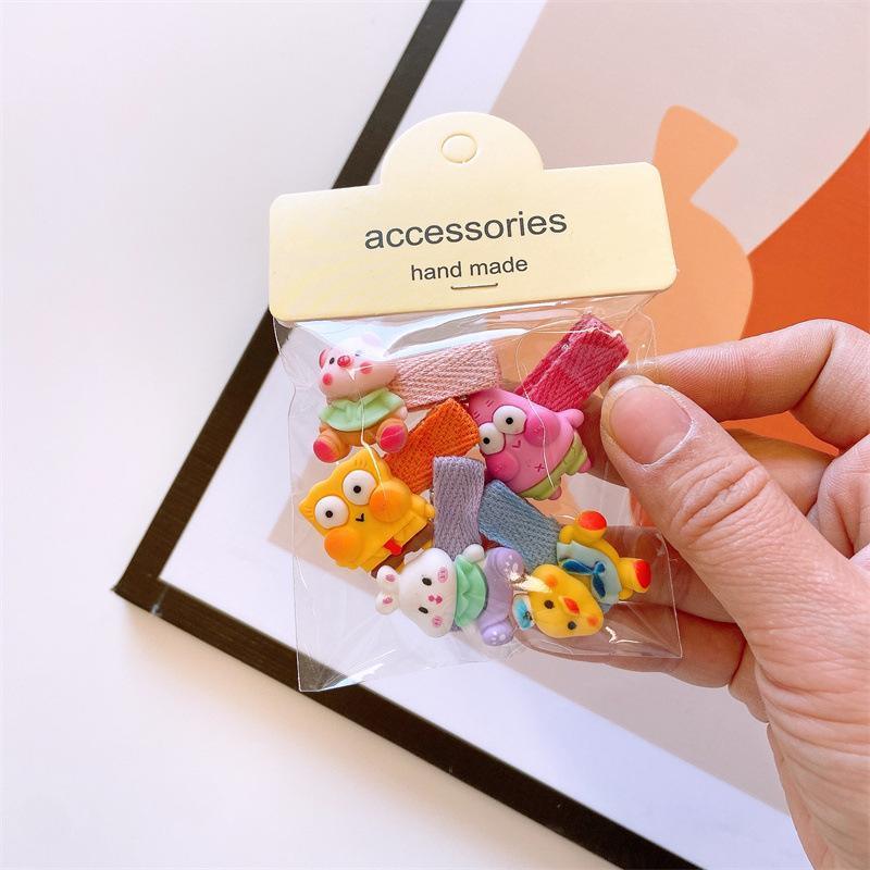Mini Hair Clips for Girls, Set of 5 - Fruit and Carrot - view 16