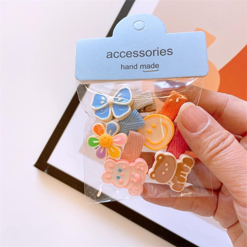 Mini Hair Clips for Girls, Set of 5 - Fruit and Carrot - view 19
