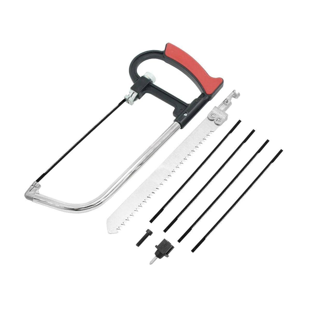 Mini Hand Saw Set, Pack of 7 with Interchangeable Blades for Wood, Plastic and Metal - view 2