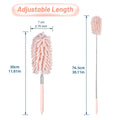 Mini Handheld Dust Duster for Car and Home - Light Pink - view 3