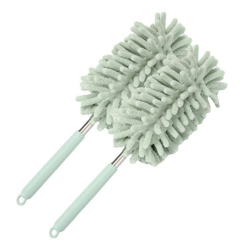 Mini Handheld Dust Duster for Car and Home - Mint Green
