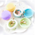 Mini Macaron Jewellery Storage Boxes, Set of 6 - Assorted Colours - view 4