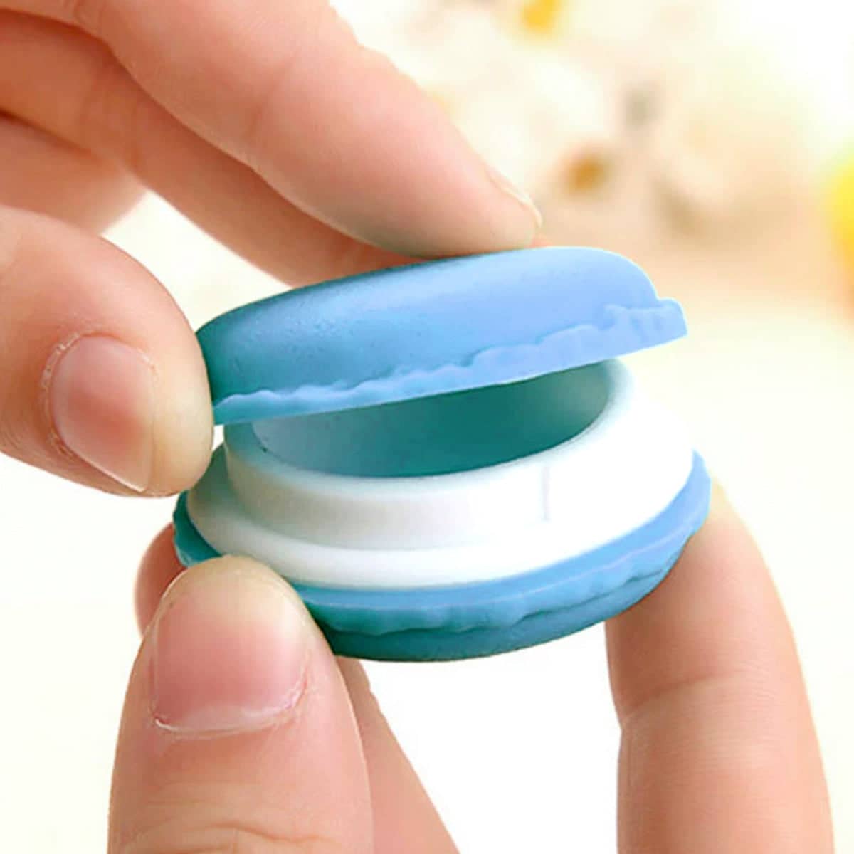 Mini Macaron Jewellery Storage Boxes, Set of 6 - Assorted Colours - view 5