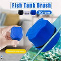 Mini Magnetic Aquarium Glass Cleaner Brush for Algae - Blue - view 2