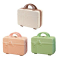 Mini Makeup Travel Case with Bow Accent - Light Green - view 3