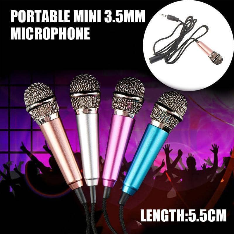 Mini Microphone for Mobile Phone, Laptop and Notebook - Blue - view 2