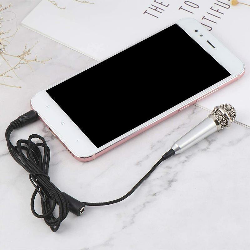 Mini Microphone for Mobile Phone, Laptop and Notebook - Hot Pink - view 4