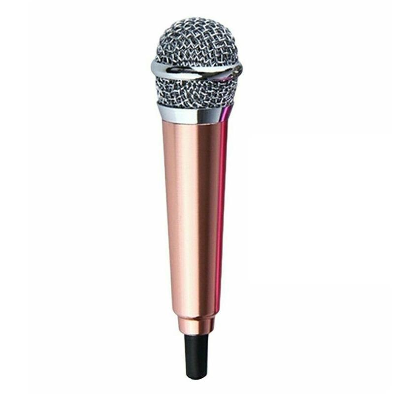 Mini Microphone for Mobile Phone, Laptop and Notebook - Rose Gold