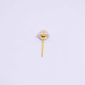 Mini Pearl Stud Earrings for Girls and Women, Delicate Floral Cluster Jewellery - view 5