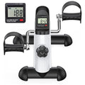 Mini Pedal Exercise Bike for Arms and Legs with LCD Display - White and Black - view 4
