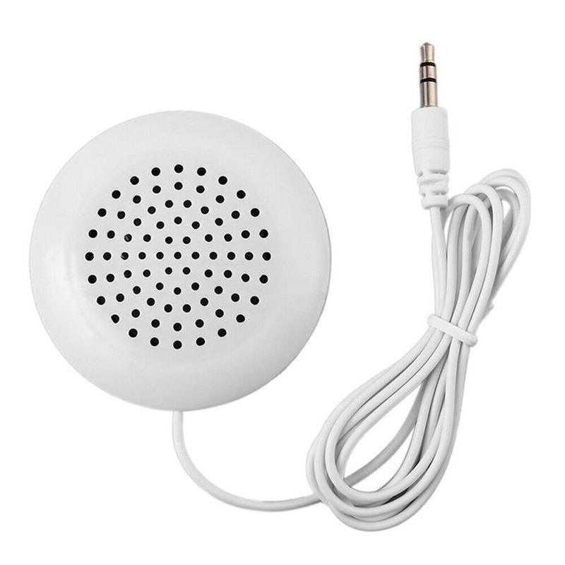 Mini Pillow Speaker with 3.5 mm Plug, White - view 2