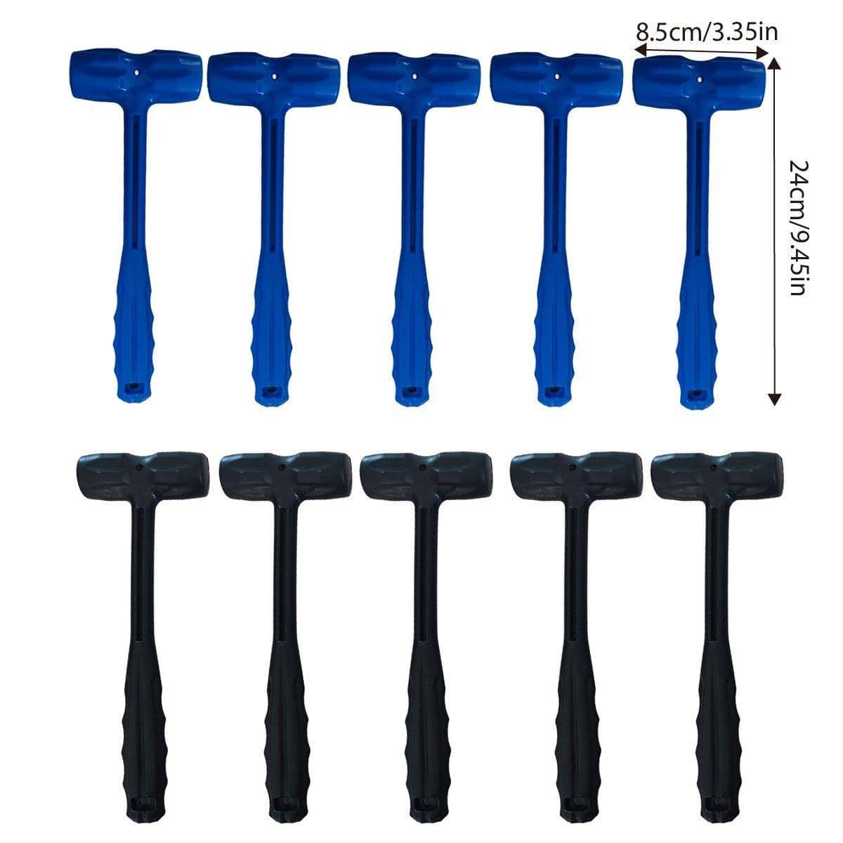 Mini Plastic Hammer, 24 cm - Blue - view 4