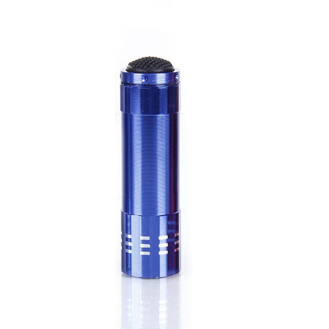 Mini Pocket Camping Torch with 9 LEDs - Blue