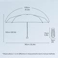 Mini Pocket Umbrella with UPF 50+ Sun Protection - Light Blue - view 4