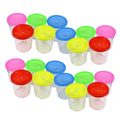 Mini Portable Plastic Fish Cups with Lids for Betta and Small Pets - Pack of 20 - view 2
