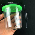 Mini Portable Plastic Fish Cups with Lids for Betta and Small Pets - Pack of 20 - view 3