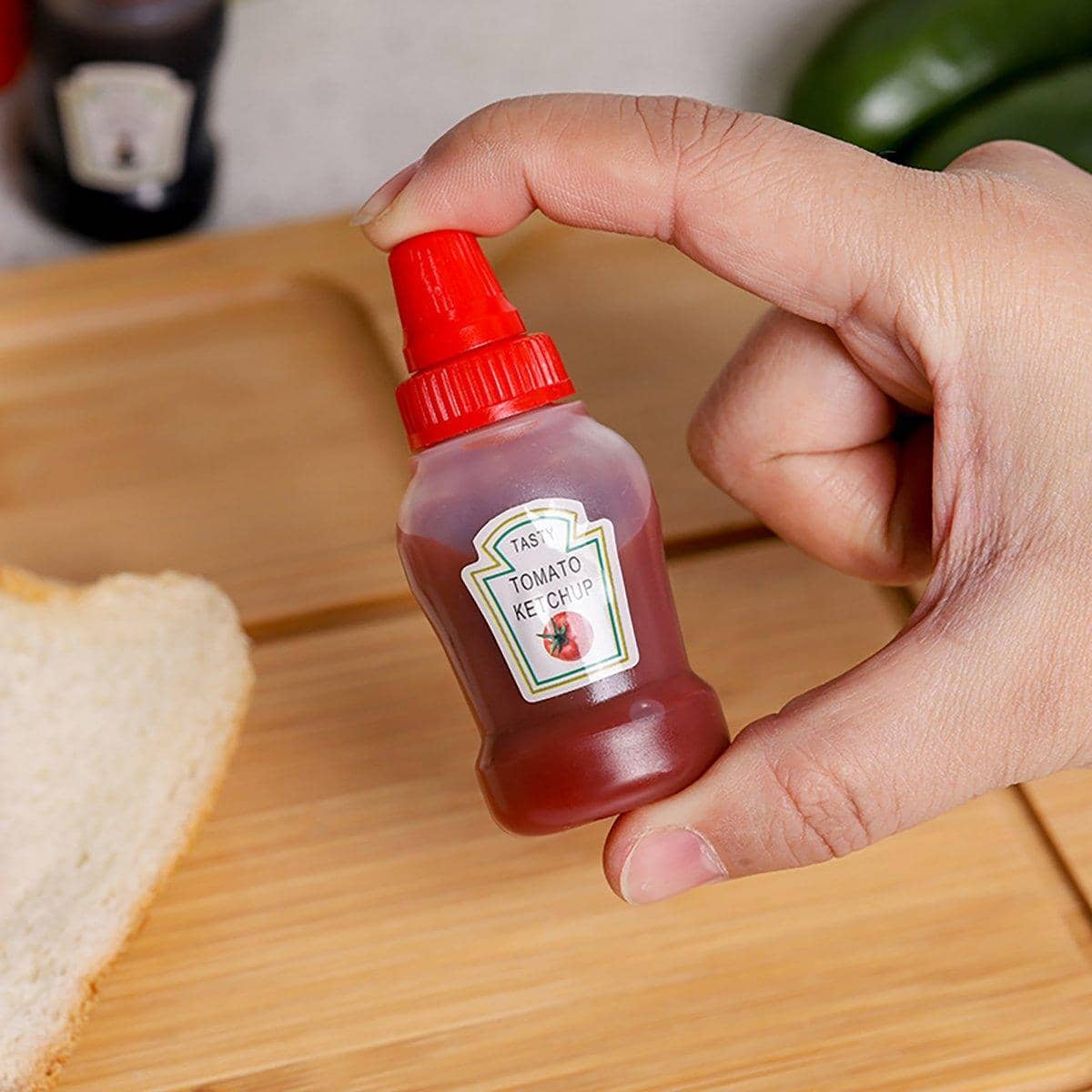 Mini Portable Sauce Bottles, Pack of 4 - Soy Sauce Label - view 5