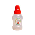 Mini Portable Sauce Bottles, Pack of 4 - Tomato Ketchup Label