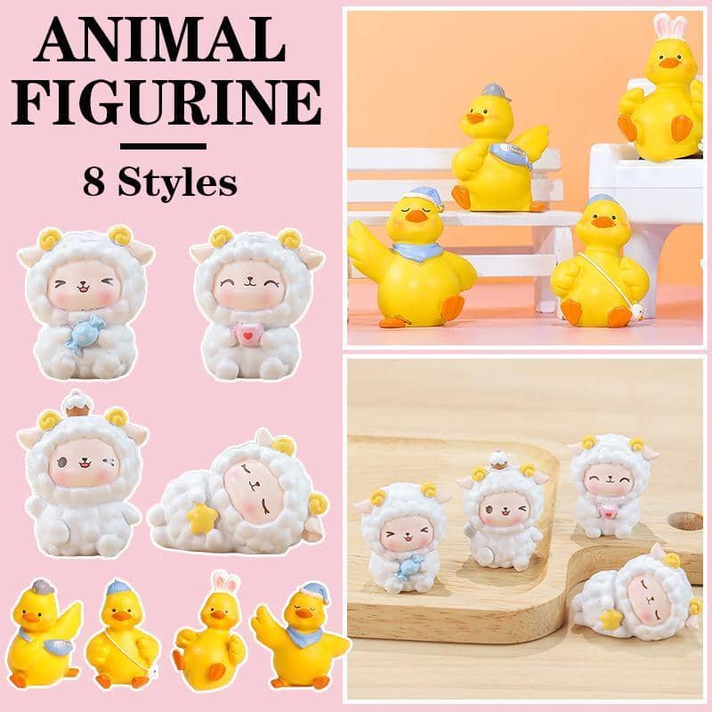 Mini Resin Duck Figurine - Sleeping Duck with Nightcap - view 2