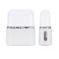 Mini Shampoo Dispenser Travel Bottle Set, 4 Refillable Bottles - Light Grey