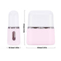 Mini Shampoo Dispenser Travel Bottle Set, 4 Refillable Bottles - Light Grey - view 4