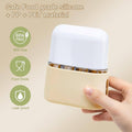 Mini Shampoo Dispenser Travel Bottle Set, 4 Refillable Bottles - Light Grey - view 5