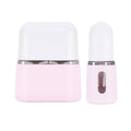 Mini Shampoo Dispenser Travel Bottle Set, 4 Refillable Bottles - Light Pink
