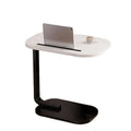 Mini Side Table, Wooden Top and Carbon Steel Base - view 2