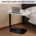Mini Side Table, Wooden Top and Carbon Steel Base - view 4