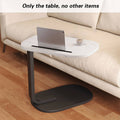 Mini Side Table, Wooden Top and Carbon Steel Base - view 5
