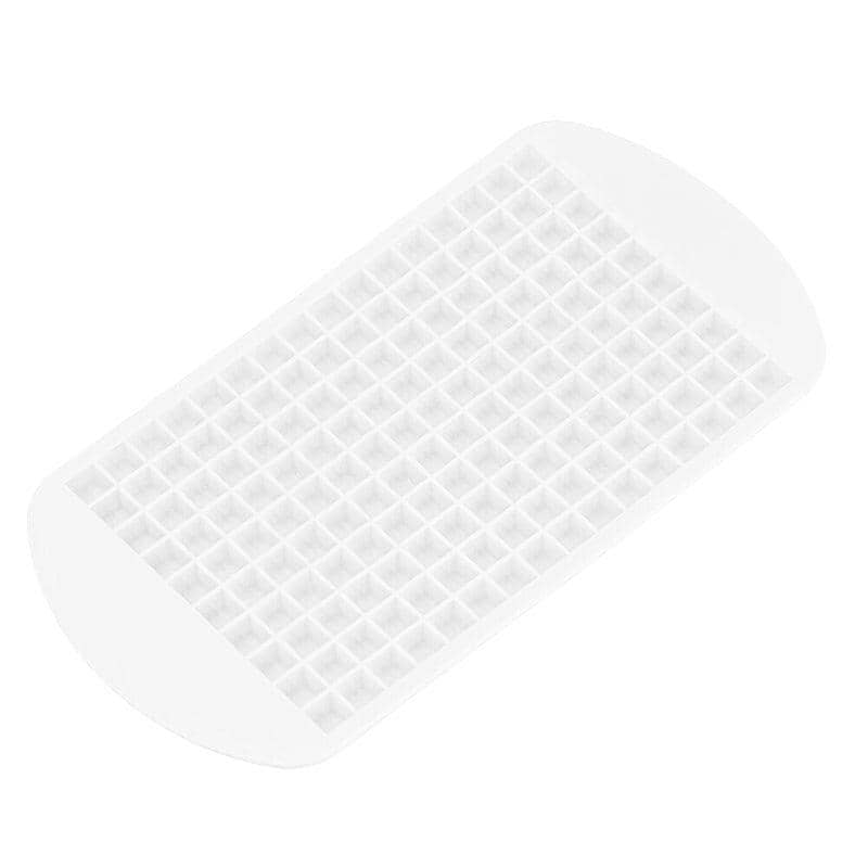 Mini Silicone Ice Cube Tray, 160 Grids - Clear White