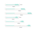 Mini Silicone Telescopic Spatula Set, Pack of 2 - Pink - view 5