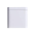 Mini Square Metal Storage Tins with Lids, Pack of 5 - White